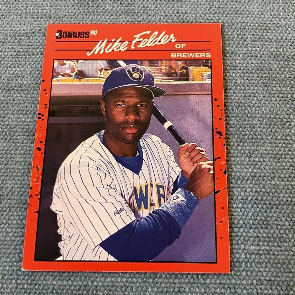1990 Donruss Milwaukee Brewers Baseball Card Trading Card